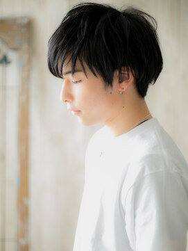 グルーミングサロン バーバー キャッスル 北浦和西口(Grooming salon Barber Castle) 好感度大!王道黒髪ニュアンスマッシュL