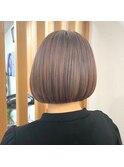 ハイトーンカラー×ミニボブ  新海一也