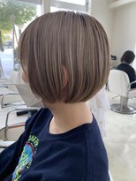 ラプトヘア(Rapt.HAIR) ミルクティーベージュ×ミニボブ20代/30代/40代/50代