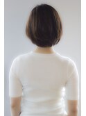暗髪でも似合う似合わせボブ/横浜髪質改善