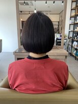 ヘアーサロン ハイプ(HYPE) くしひとつで決まる白髪ぼかしボブスタイル