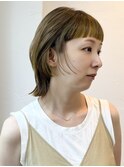 ☆オン眉ウルフカットレイヤーカットウルフ姫カット20代30代40代