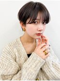 30代40代50代ハンサムショートパーマ/ボブルフ/ショコラベージュ
