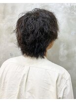 エトネ ヘアーサロン 仙台駅前(eTONe hair salon) マッシュウルフ×波巻きスパイラルパーマ