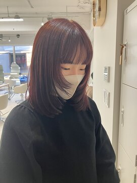 イェッカ パビル(YECCA pabil) 顔周りレイヤー＊ボルドーカラー