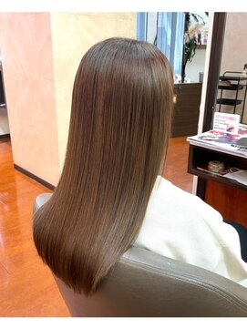 ボナセーラ ヴィーア(Buonasera via) 髪質改善TRカラー　髪質改善・縮毛矯正　ラベンダーブラウン