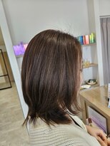 パウダーヘアー ルミニティ(powder hair luminity)&nbsp;つややかに外ハネミディ