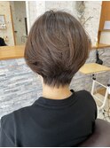 軽やかエアリーショートヘア