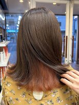 ノッシュ 七隈店(Hair Spa Nosh)&nbsp;インナーカラー×コーラルピンク