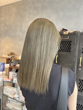 アチーブ ヘア デザイン(achieve hair design) オリーブベージュカラー大人可愛い透明感立体感30代40代