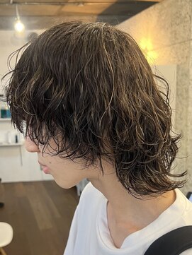 バイフィフス 原宿/表参道(by fifth) メンズ束感波巻きスパイラルパーマツイストスパイラルパーマ原宿