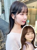 ノラ ヘアーサロン(NORA HAIR SALON) ナチュラル小顔前髪あり後れ毛サイドバング結べるボブくびれヘア