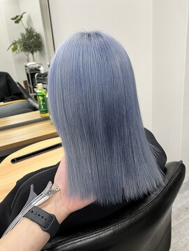 バレ(BALE) ラベンダーブルー/ハイトーン/ブリーチ/ブルーカラー/草津/滋賀