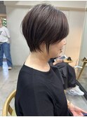 ハイライトカラー ピンクベージュ ウェーブカール ボブルフ 浦和