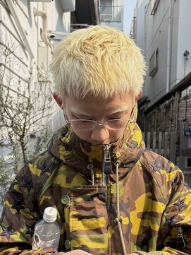 ビューズ(VIEWS) 抜きっぱなし/ブロンド/金髪/スパイキーショート/メンズショート