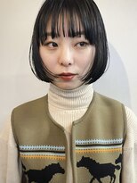 タロ(TALO)&nbsp;【TALO】切りっぱなしアゴ上ミニボブ×ワイドバング