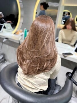 ロンドウル 熊本(Lond ulu) 韓国ヘア/ブリーチなし/顔周りカット/レイヤーカット/