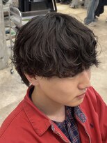 フィフスパーク(fifth PARK)&nbsp;渋谷シャドウパーマメンズカット大きめカール無造作パーマ