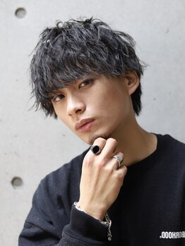 ガフフリーサロン(Guff free salon)の写真/心斎橋でメンズパーマを極める。トレンドの波巻き・スパイラルで理想のスタイルを。