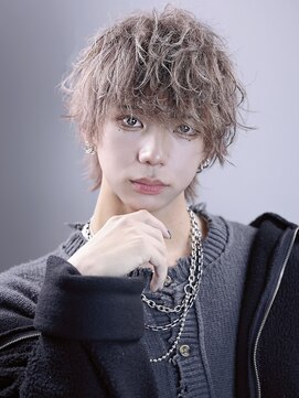 リップスヘアー 梅田(LIPPS hair) ミルクティーマッシュウルフ