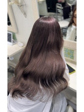 ラピス 池袋(Lapis) パープルグレージュ/髪質改善/ブリーチ/シールエクステ