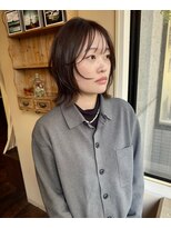 フェイバー 赤坂店(FAVOR)&nbsp;顔まわりレイヤー×ミディアムボブ