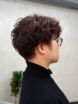 トオ(TOH) メンズマッシュパーマくるくるパーマハードパーマ癖毛風パーマ