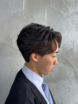 ニアウ 高崎店(Niau) MEN’S HAIR/サーフカール/刈り上げセンターパート/群馬高崎