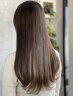 【脱ブリーチ】透明感ダブルカラー＋似合わせカット＋髪質改善TR