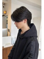 エフコード 難波(F-CODE) 【曲がる縮毛矯正】ニュアンスセンターパート