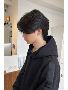 エフコード 難波(F-CODE) 【曲がる縮毛矯正】ニュアンスセンターパート