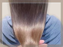 【髪質改善カラー/艶髪】発色が良いのは当たり前。トリートメントでカラーをしたとは思えないツヤうる髪