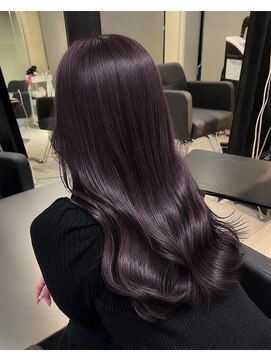 アクアオモテサンドウ(ACQUA omotesando) ★透明感ラベンダーカラー ラベンダーブラック ハッシュカット