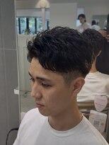 エンノア 池袋(ENNOA)&nbsp;フェザーショートフェザーパーマニュアンスパーマショー トヘア