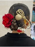 【タイトヘア】リボンヘアセット
