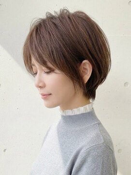 メゾンe.m.a(MAISON e.m.a) ショートボブ髪質改善秋カラー艶髪ミニボブ美髪まとまり小顔