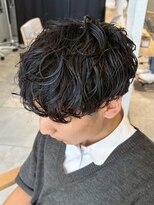 キリ 逗子(kiri) 逗子葉山シャドウパーマメンズマッシュニュアンスパーマ眉毛M332