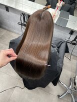 髪質改善/髪質改善縮毛矯正/髪質改善カラー　髪質改善 CYNTHIA DUE 新宿美容室&nbsp;【新宿/HITOMI】ミディアム/グレージュ