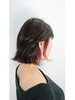 ヘアーアンドアイラッシュ ヨーク(Hair&eyelash york's) ボルドーレッド