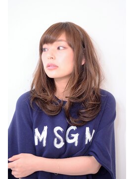 アイナ 銀座(Aina) 【Aina銀座】大人可愛いふんわりカジュアルロング