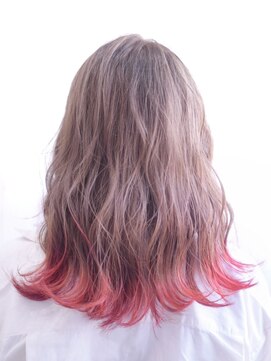 ホワイト 梅田(white) ◆裾カラー◆ブラッドオレンジ