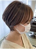 フェイスフレーミング×マッシュショート