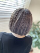 ヘアーサロン デペント(HAIR SALON Depend)&nbsp;ショートボブ　ペールシルバーカラー