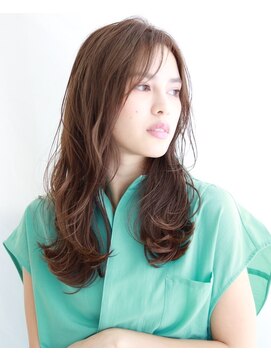 リン(Rin) 抜け感◎フェザーバング♪透明感ベージュ×20代30代40代50代