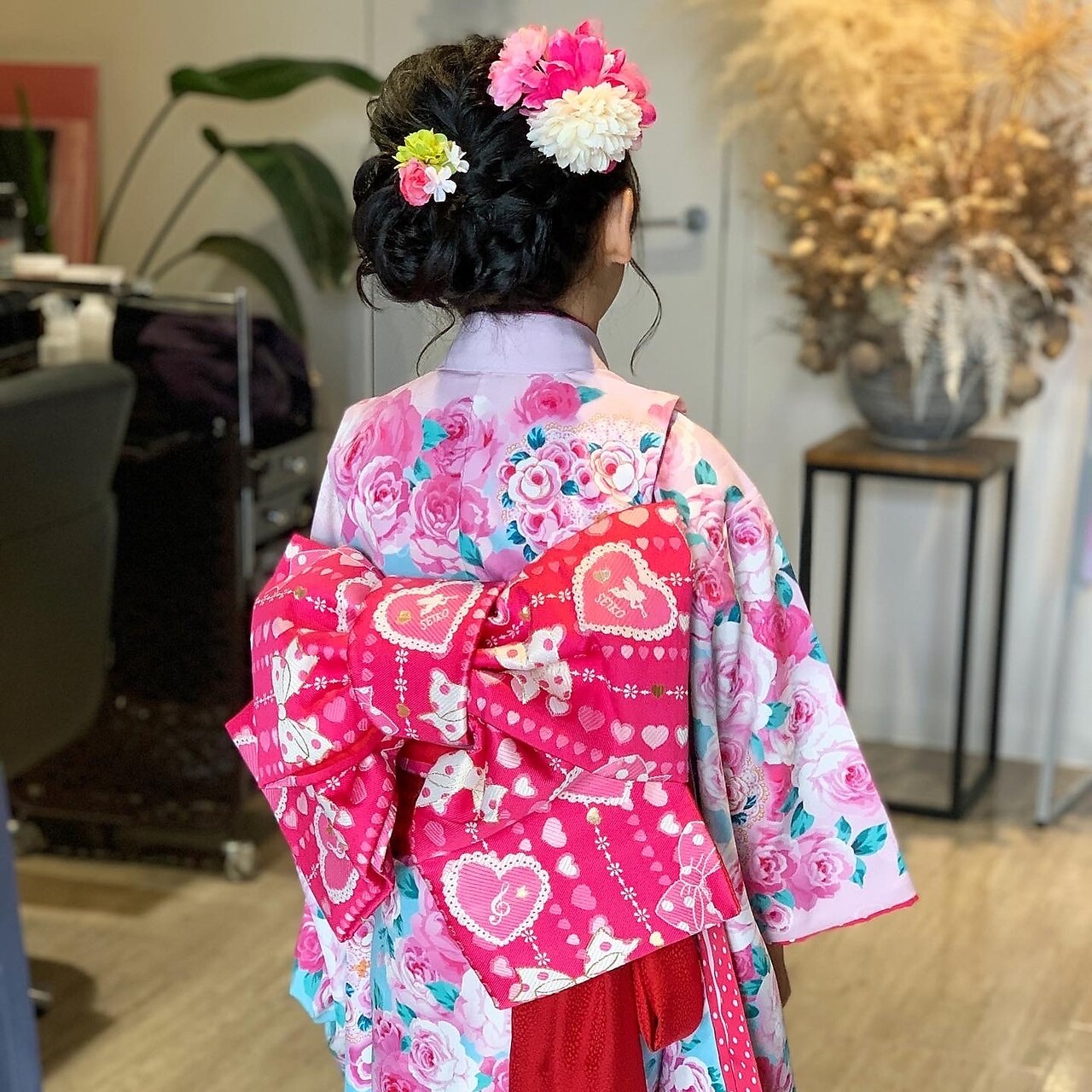 祝 七五三！ヘアセットヘアアレンジシニヨン：L046274326｜ビジョルノ