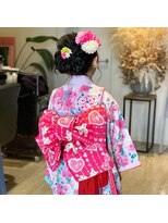 ビジョルノ つくばみどりの店(Begiorno)&nbsp;祝 七五三！ヘアセットヘアアレンジシニヨン