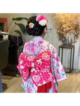 ビジョルノ つくばみどりの店(Begiorno) 祝 七五三！ヘアセットヘアアレンジシニヨン