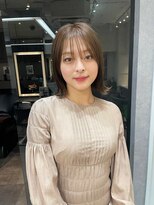 ロンドソレイユ 池袋(Lond soleil)&nbsp;ボブ/前髪カット/レイヤーカット×ケアブリーチ/デザインカラー