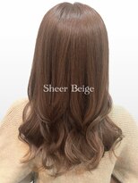 サラジュ 仁川店(SARAJU)&nbsp;透明感カラー　透明感◎シアーベージュ