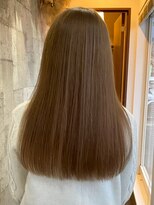 ミルヘアデザイン(mil hair design)&nbsp;ミルクティーベージュダブルカラーインナーカラーケアブリーチ